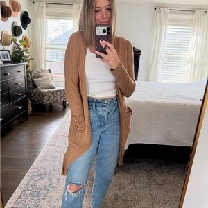 Old Navy Camel Knit Cardigan